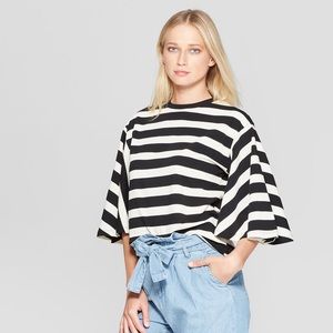 NEW bell sleeve blouse! 🦓 ❤️